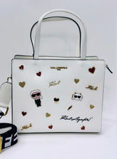 BOLSO KARL MAYBELLE SATCHEL WITH PINS